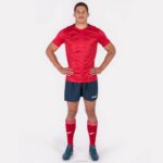 Joma 82P4R2939 أحمر قميص بأكمام قصيرة MySkin Academy رجال - Image 8