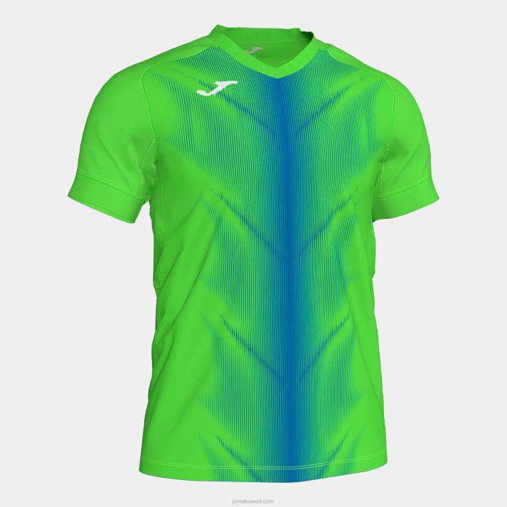 joma_82p4r2958_d8a7d984d981d984d988d8b1d8b3d986d8aa_d8a7d984d8a3d8aed8b6d8b1_d988d8a7d984d8a3d8b2d8b1d982_d8a7d984d985d984d983.jpg Joma 82P4R2958 الفلورسنت الأخضر والأزرق الملكي قميص بأكمام قصيرة أوليمبيا رجال - Image 1
