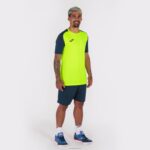 Joma 82P4R2968 الفلورسنت الأصفر الأزرق الداكن قميص بأكمام قصيرة أكاديمية رابعا رجال - Image 4