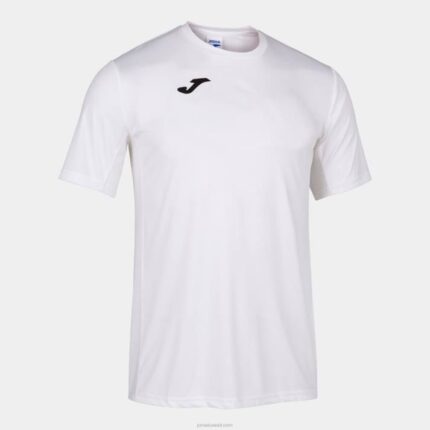 Joma 82P4R2974 أبيض قميص كوزنسا بأكمام قصيرة رجال