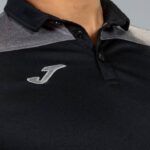 Joma 82P4R2987 أسود اللون الرمادي قميص بولو بأكمام قصيرة هواية II رجال - Image 3