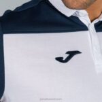 Joma 82P4R2988 أبيض كحلي قميص بولو بأكمام قصيرة هواية II رجال - Image 4
