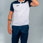 Joma 82P4R2988 أبيض كحلي قميص بولو بأكمام قصيرة هواية II رجال - Image 5