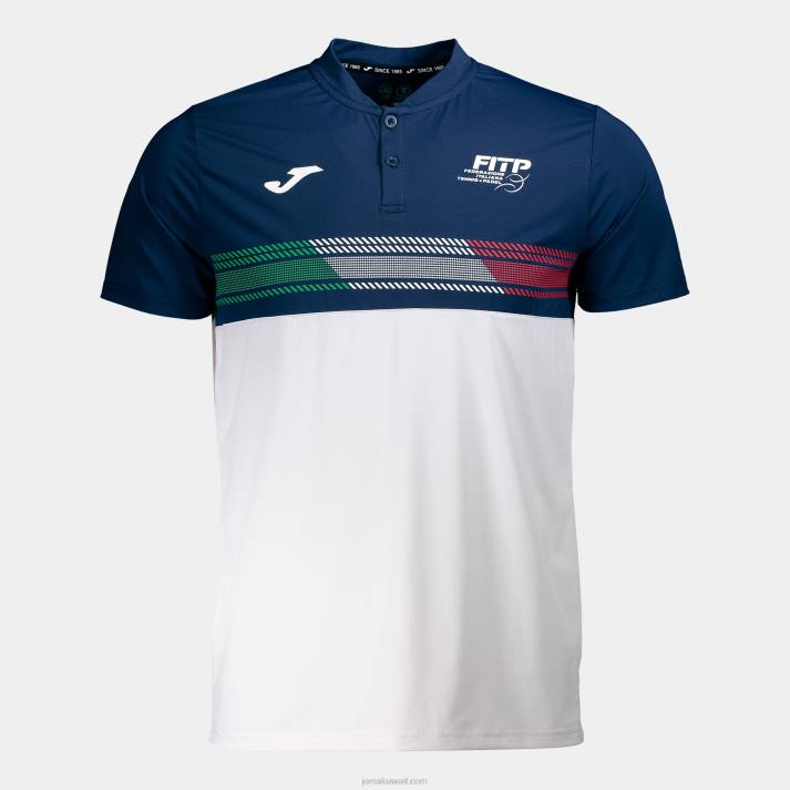 joma_82p4r2993_d8a7d984d8a3d8b2d8b1d982_d8a7d984d8afd8a7d983d986_d8a7d984d8a3d8a8d98ad8b6_d982d985d98ad8b5_d8a8d988d984d988_d9.jpg Joma 82P4R2993 الأزرق الداكن الأبيض قميص بولو قصير الاكمام لاتحاد التنس والباديل الايطالى - Image 1