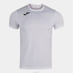 Joma 82P4R29 أبيض قميص قصير الأكمام سجل الثاني رجال