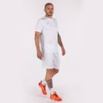 Joma 82P4R3032 ابيض رمادي بطولة قميص قصير الأكمام سادسا رجال - Image 6