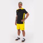 Joma 82P4R3033 أصفر مسود بطولة قميص قصير الأكمام سادسا رجال - Image 4