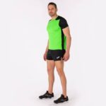 Joma 82P4R3049 نيون أخضر أسود قميص قصير الأكمام سجل الثاني رجال - Image 9