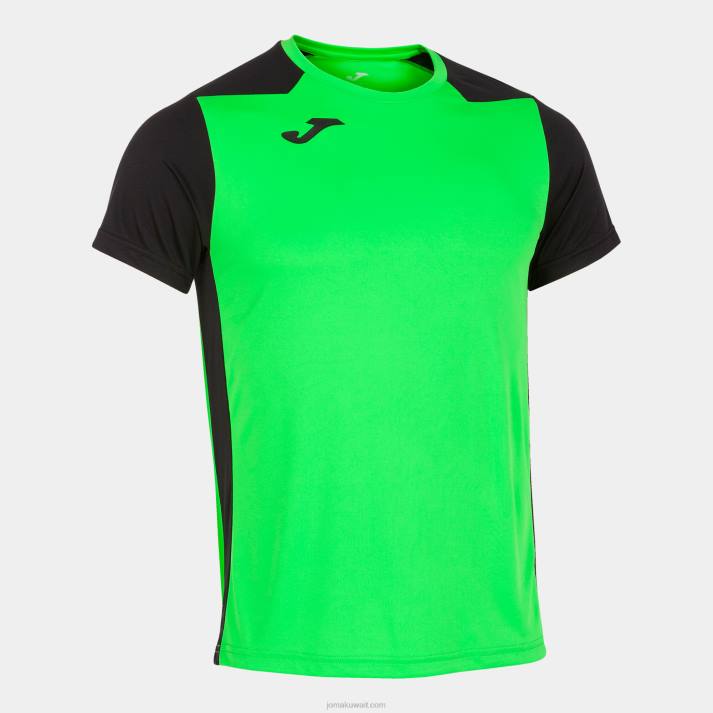 joma_82p4r3049_d986d98ad988d986_d8a3d8aed8b6d8b1_d8a3d8b3d988d8af_d982d985d98ad8b5_d982d8b5d98ad8b1_d8a7d984d8a3d983d985d8a7d9.jpg Joma 82P4R3049 نيون أخضر أسود قميص قصير الأكمام سجل الثاني رجال - Image 1