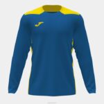 Joma 82P4R3067 الأزرق الملكي الأصفر بطولة القميص بأكمام طويلة vi رجال