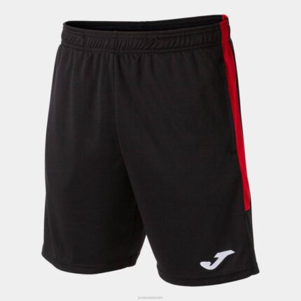 Joma 82P4R3074 أسود أحمر بطولة برمودا السراويل البيئية رجال