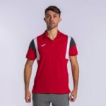 Joma 82P4R3079 أحمر قميص بولو بأكمام قصيرة كونفورت III رجال - Image 2