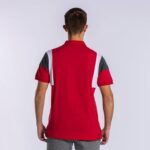 Joma 82P4R3079 أحمر قميص بولو بأكمام قصيرة كونفورت III رجال - Image 3