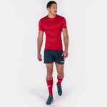 Joma 82P4R3087 أحمر قميص قصير الأكمام myskin الثاني رجال - Image 8