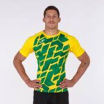 Joma 82P4R3106 الأخضر الأصفر قميص بأكمام قصيرة myskin iii رجال - Image 2