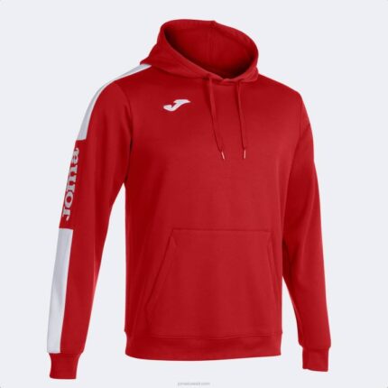 Joma 82P4R3107 احمر ابيض بطولة سترة مقنعين الرابع رجال