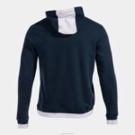 Joma 82P4R3114 الأزرق الداكن الأبيض سترة مقنعين مريحة الثاني رجال - Image 2