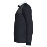 Joma 82P4R3123 أسود رمادي غامق قميص بولو طويل الأكمام الفائز الثاني رجال - Image 3