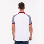 Joma 82P4R3129 أبيض كحلي قميص بولو قصير الأكمام أساسي الثاني رجال - Image 3