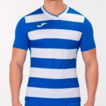 Joma 82P4R3133 أزرق ملكي أبيض قميص بأكمام قصيرة europa iv رجال - Image 2