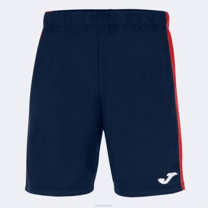 Joma 82P4R3138 الأزرق الداكن الأحمر شورت ماكسي رجال