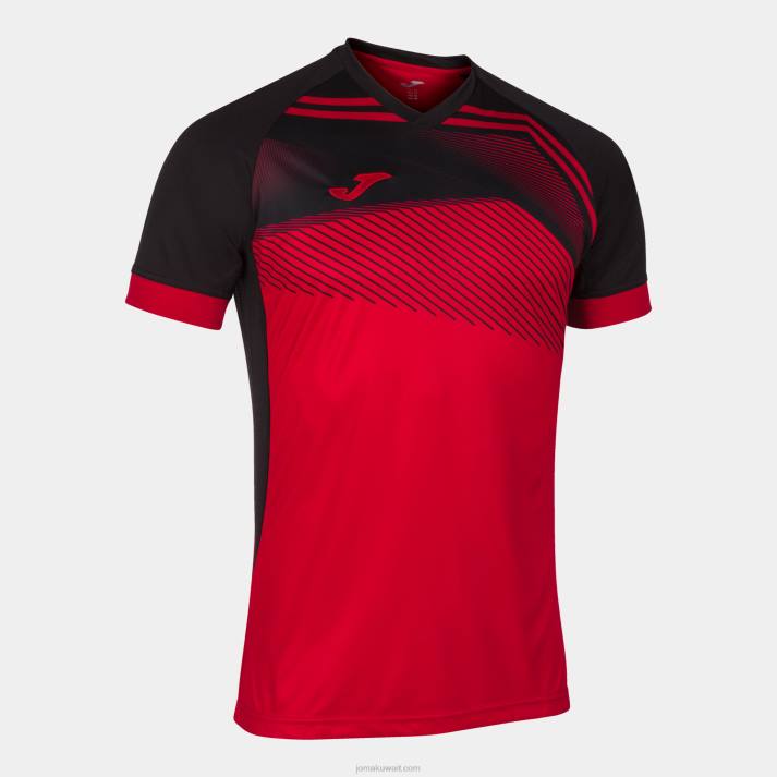 joma_82p4r3161_d8a3d8add985d8b1_d8a3d8b3d988d8af_d982d985d98ad8b5_d8a8d8a3d983d985d8a7d985_d982d8b5d98ad8b1d8a9_d8b3d988d8a8d8.jpg Joma 82P4R3161 أحمر أسود قميص بأكمام قصيرة سوبر نوفا الثاني رجال - Image 1