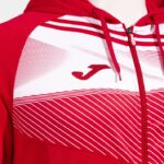 Joma 82P4R3165 احمر ابيض سوبر نوفا II سترة مقنعين رجال - Image 3