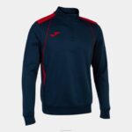 Joma 82P4R3192 الأزرق الداكن الأحمر بطولة قميص من النوع الثقيل السابع رجال