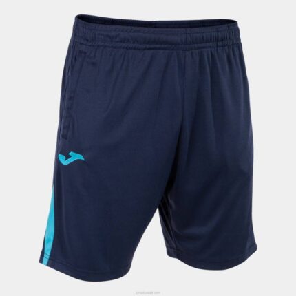 Joma 82P4R3196 الأزرق الداكن الفيروز الفلوريسنت بطولة برمودا شورتات vii رجال
