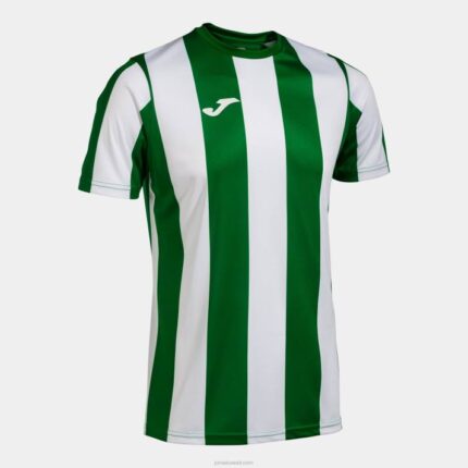 Joma 82P4R3197 أبيض أخضر قميص قصير الاكمام انتر كلاسيك رجال