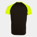 Joma 82P4R3203 أسود أصفر فلوري قميص قصير الأكمام النخبة x رجال - Image 2