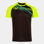 Joma 82P4R3203 أسود أصفر فلوري قميص قصير الأكمام النخبة x رجال - Image 3