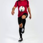 Joma 82P4R3212 أحمر أسود بطولة قميص قصير الأكمام v رجال - Image 7