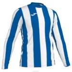 Joma 82P4R3215 أزرق ملكي أبيض قميص طويل الأكمام inter رجال