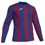 Joma 82P4R3216 بورجوندي أزرق قميص طويل الأكمام inter رجال