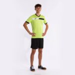 Joma 82P4R3222 الجير الأسود الأبيض قميص قصير الأكمام المحكمة رجال - Image 7