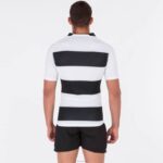 Joma 82P4R3228 أسود أبيض قميص قصير الأكمام prorugby الثاني رجال - Image 3