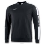 Joma 82P4R3230 أسود أبيض بطولة قميص من النوع الثقيل الرابع رجال