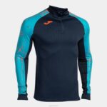 Joma 82P4R3236 الفيروز الأزرق الداكن قميص من النوع الثقيل النخبة التاسع رجال