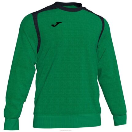 Joma 82P4R3242 أخضر أسود بطولة قميص من النوع الثقيل v رجال