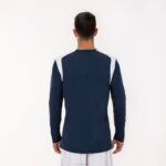Joma 82P4R3243 الأزرق الداكن الأبيض بطولة القميص بأكمام طويلة v رجال - Image 3