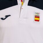 Joma 82P4R3246 أبيض قميص بولو كم طويل اللجنة الاولمبية الاسبانية - Image 2