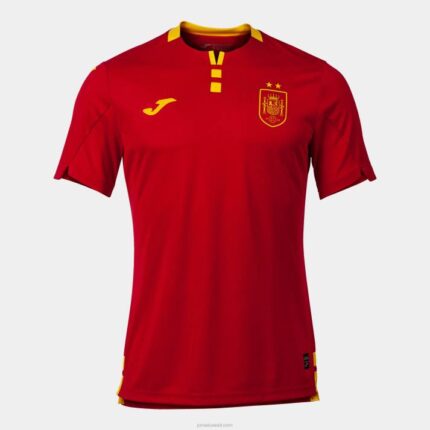 Joma 82P4R3249 أحمر قميص قصير الأكمام 1st اختيار موحدة الإسبانية كرة الصالات