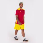 Joma 82P4R3259 احمر اصفر بطولة قميص قصير الأكمام سادسا رجال - Image 7