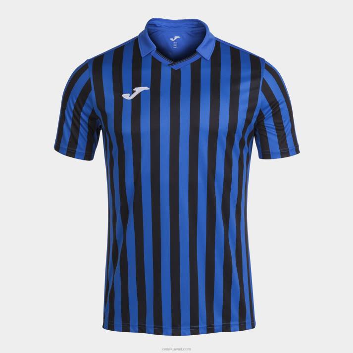 joma_82p4r3263_d8a7d984d8a3d8b2d8b1d982_d8a7d984d985d984d983d98a_d8a7d984d8a3d8b3d988d8af_d982d985d98ad8b5_d8a8d8a3d983d985d8a.jpg Joma 82P4R3263 الأزرق الملكي الأسود قميص بأكمام قصيرة copa ii رجال - Image 1