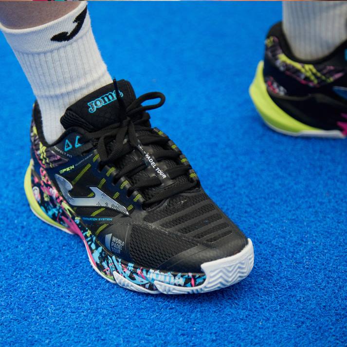 Joma 82P4R32 أسود أحذية t.open 23 world padel tour-wpt clay - Image 2