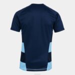 Joma 82P4R3303 الأزرق الداكن السماء الزرقاء قميص قصير الأكمام prorugby الثاني رجال - Image 2