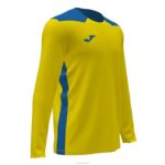 Joma 82P4R3322 أصفر أزرق ملكي بطولة القميص بأكمام طويلة vi رجال - Image 2