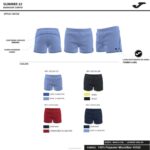 Joma 82P4R3329 أزرق منحنى جذوع السباحة رجال - Image 5