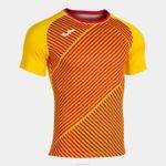 Joma 82P4R3334 اصفر احمر قميص بأكمام قصيرة haka ii رجال - Image 3